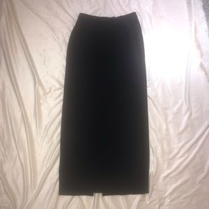 Black Burberry Skirt